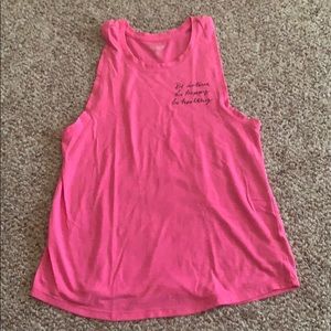 Pink Joiners large tank top